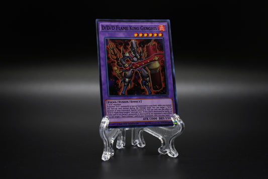 Yu-Gi-Oh - DDD Flame King Genghis - CT13-EN005 - Super Rare - Limited Edition